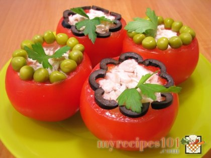 Chicken Stuffed Tomatoes