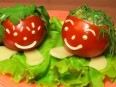 Stuffed tomatoes with Smiley Faces