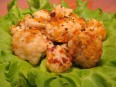 Cauliflower fried in breadcrumbs