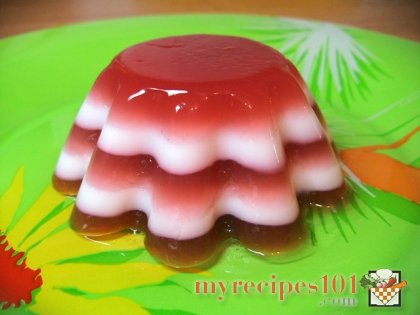 White and Pink Jelly